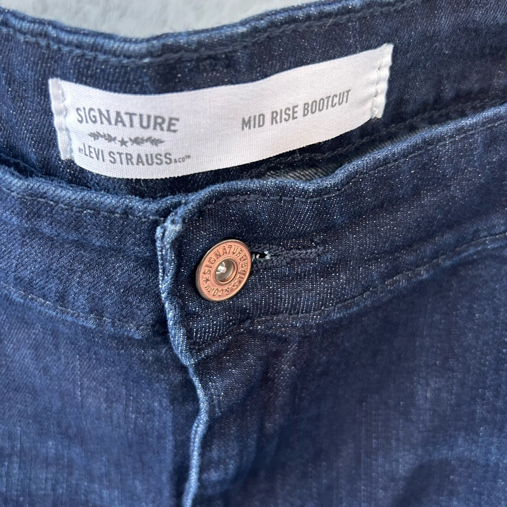 Levi’s Strauss Signature Bootcut Denim Jeans *No Size Tag* Measures A Size 20/22 - Picture 3 of 4